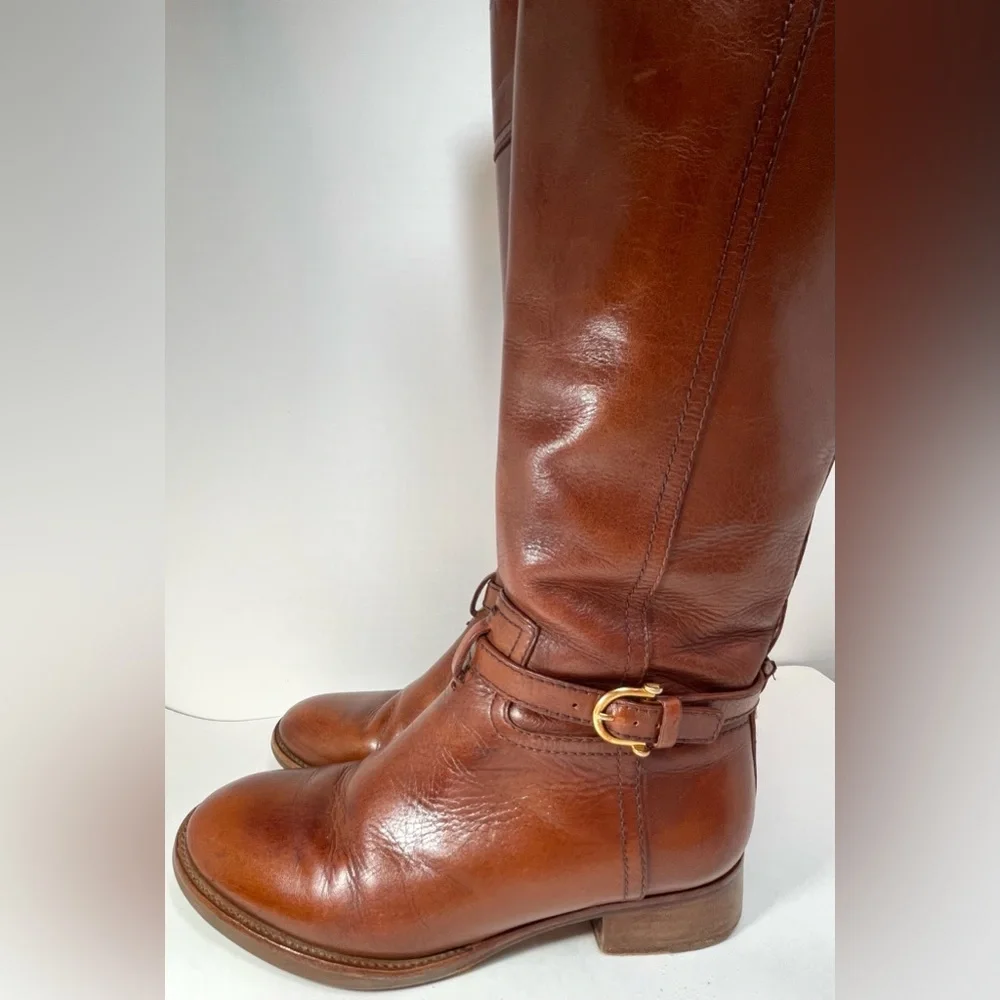 TORY BURCH Women’s Calista Knee High Riding Boots Size 6M - Picture 5 of 16